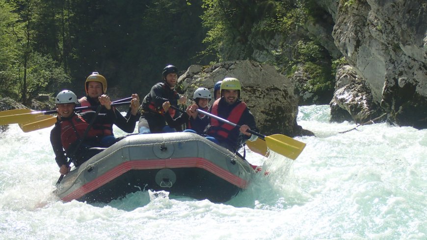 Rafting, Soca, Szlovénia